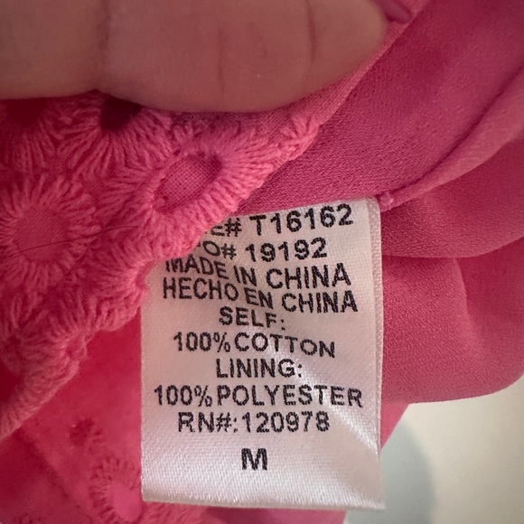 Pink Eyelet Top - Picture 5 of 5